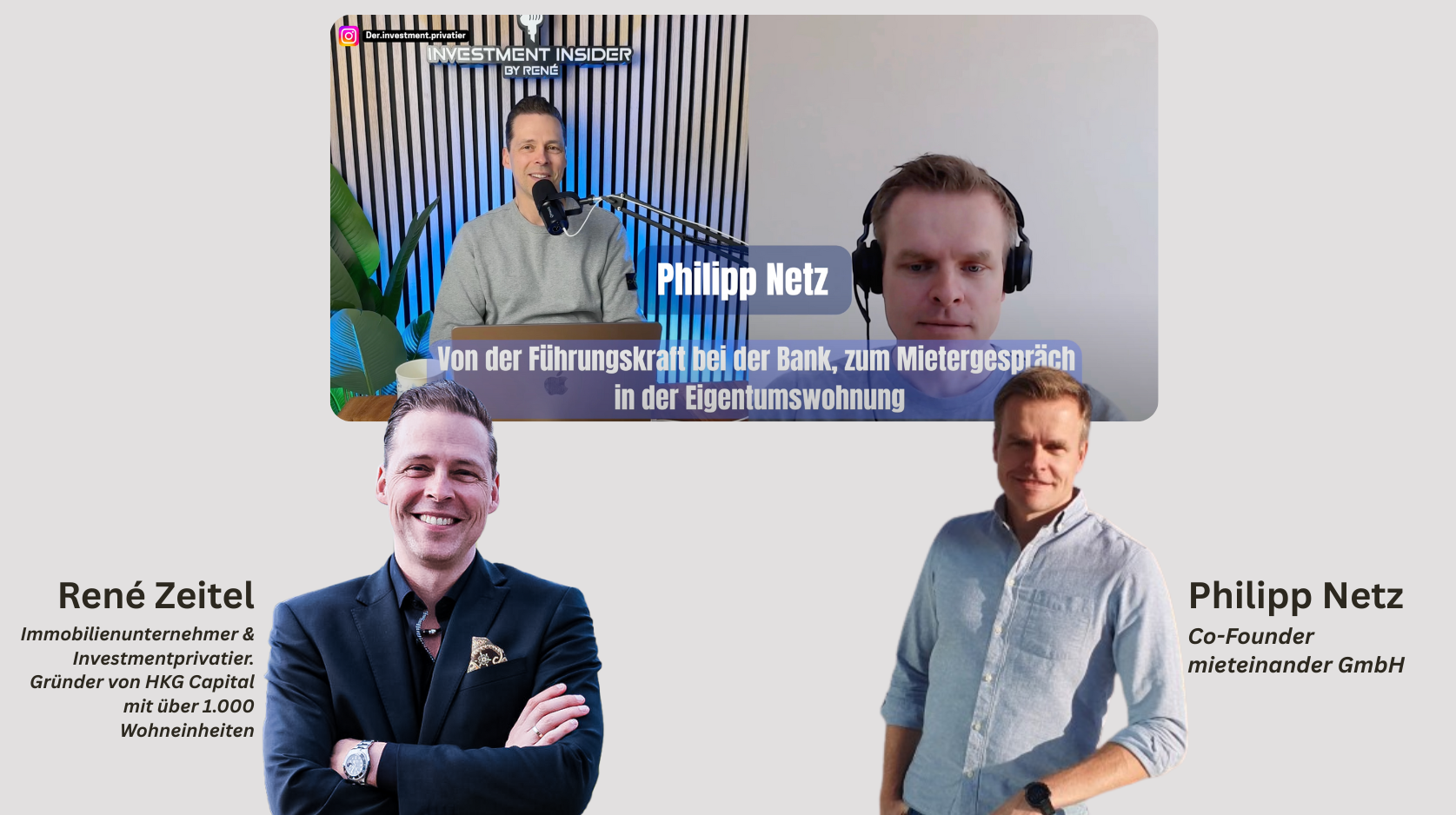 Podcast Auftritt mit René Zeitel